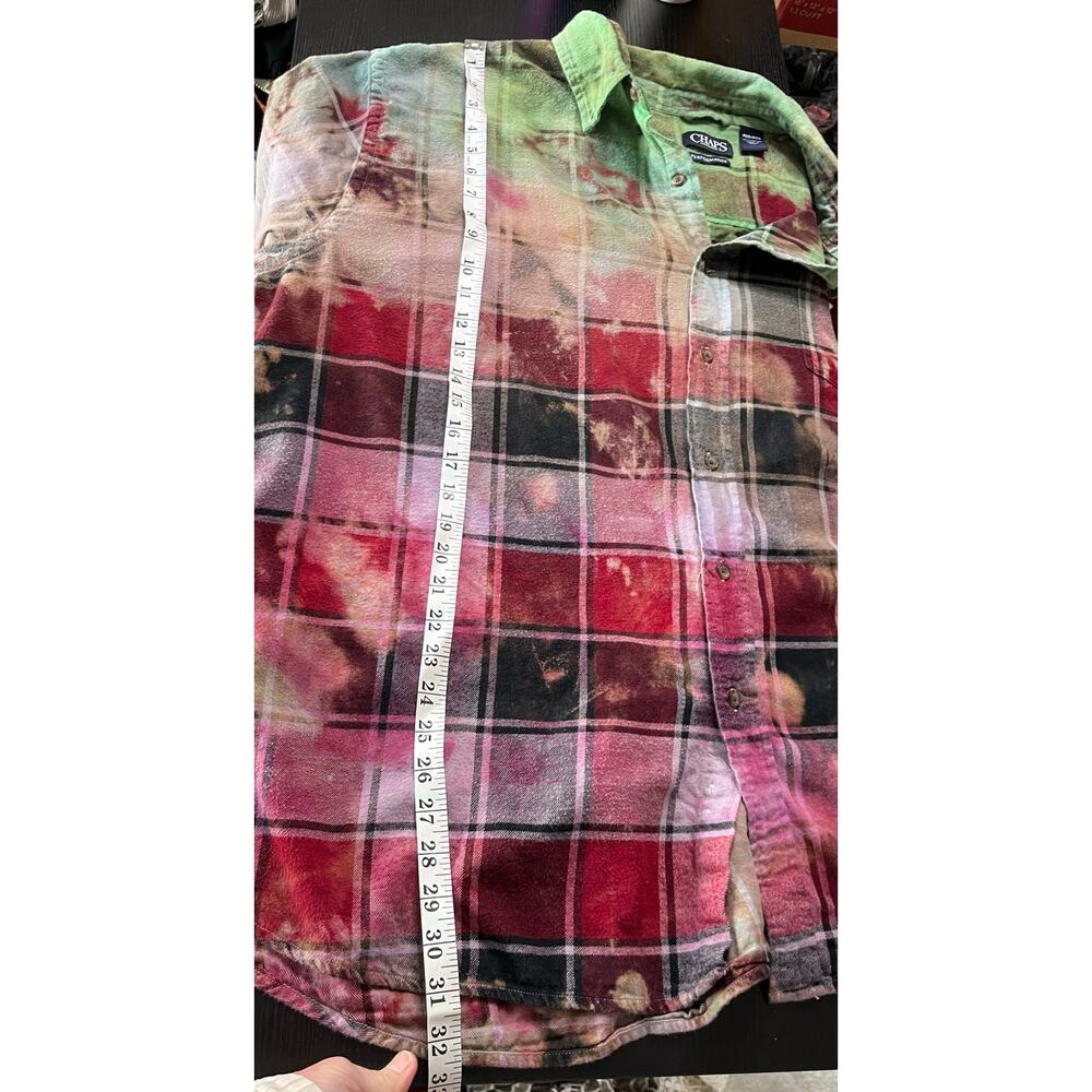 Reworked/upcycled flannel shirt - Picture 6 of 7